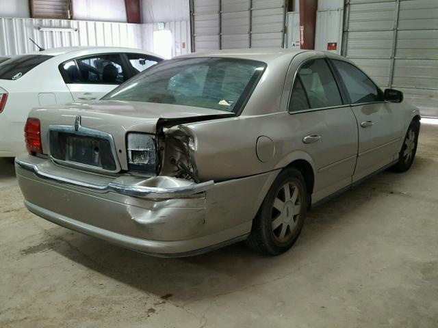 1LNHM87AX2Y689713 - 2002 LINCOLN LS 金色 照片 4