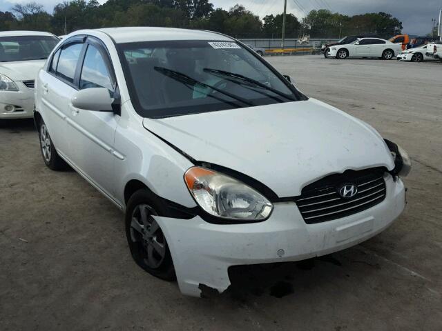 KMHCN46C39U298682 - 2009 HYUNDAI ACCENT GLS WHITE photo 1