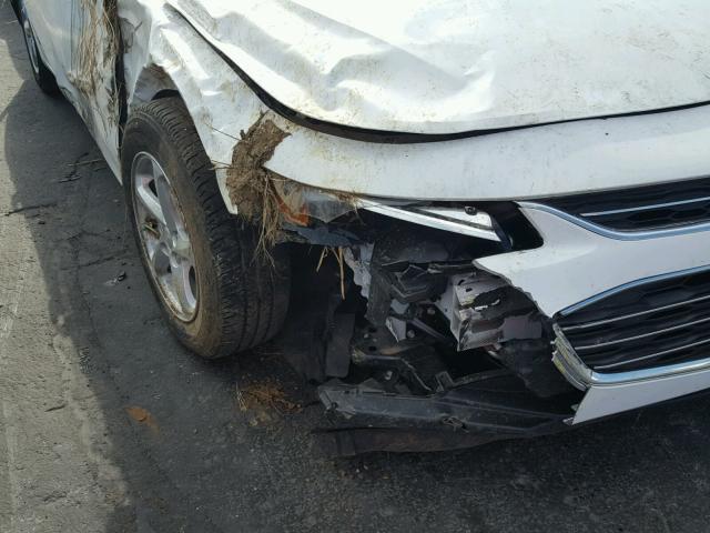 1G1ZB5ST9HF271355 - 2017 CHEVROLET MALIBU LS თეთრი ფოტო 9