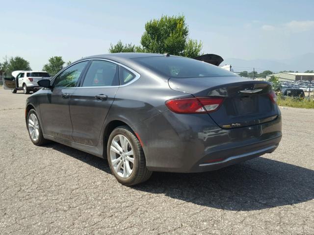 1C3CCCAB7FN603548 - 2015 CHRYSLER 200 LIMITE GRAY photo 3