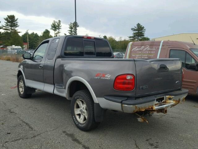 2FTRX08L42CA64703 - 2002 FORD F150 GRAY photo 3