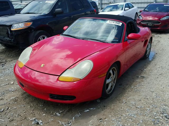 WP0CA2980XU626178 - 1999 PORSCHE BOXSTER RED photo 2