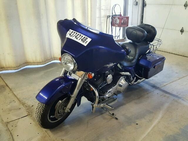 1HD1KBW126Y646448 - 2006 HARLEY-DAVIDSON FLHXI BLUE photo 2