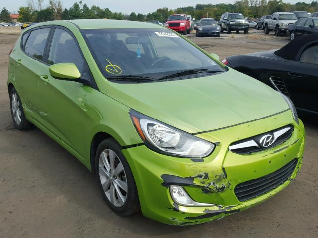 KMHCU5AE7CU020635 - 2012 HYUNDAI ACCENT GLS GREEN photo 1