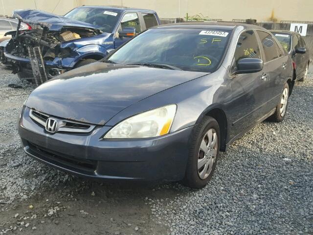 1HGCM66383A063255 - 2003 HONDA ACCORD LX GRAY photo 2