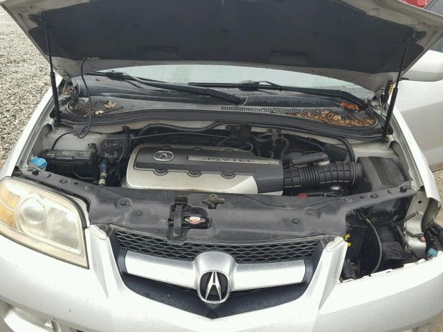 2HNYD18244H504551 - 2004 ACURA MDX SILVER photo 7