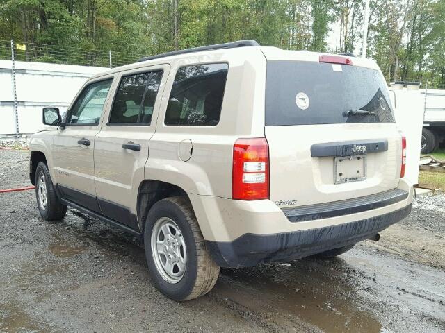 1C4NJPBA4GD809294 - 2016 JEEP PATRIOT SP CREAM photo 3