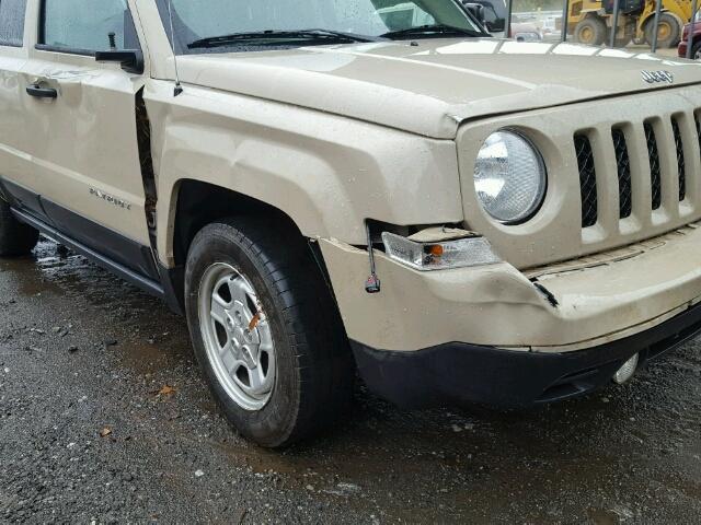 1C4NJPBA4GD809294 - 2016 JEEP PATRIOT SP CREAM photo 9