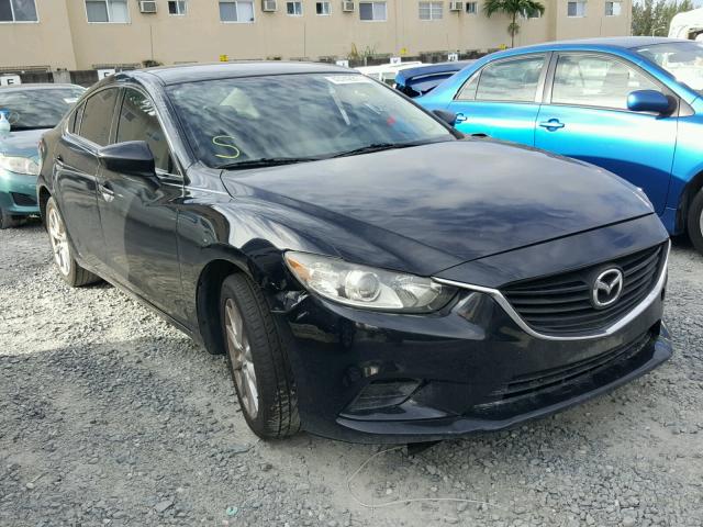 JM1GJ1U55E1101771 - 2014 MAZDA 6 BLACK photo 1