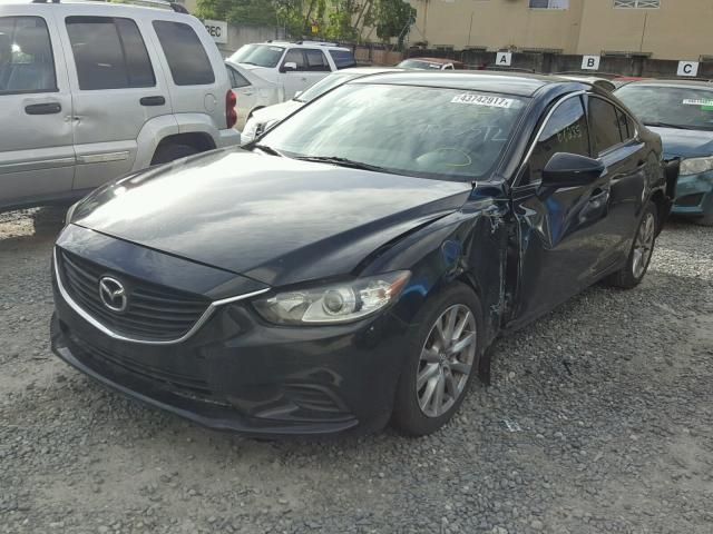 JM1GJ1U55E1101771 - 2014 MAZDA 6 BLACK photo 2