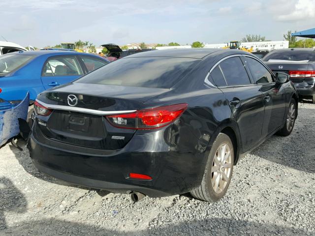 JM1GJ1U55E1101771 - 2014 MAZDA 6 BLACK photo 4