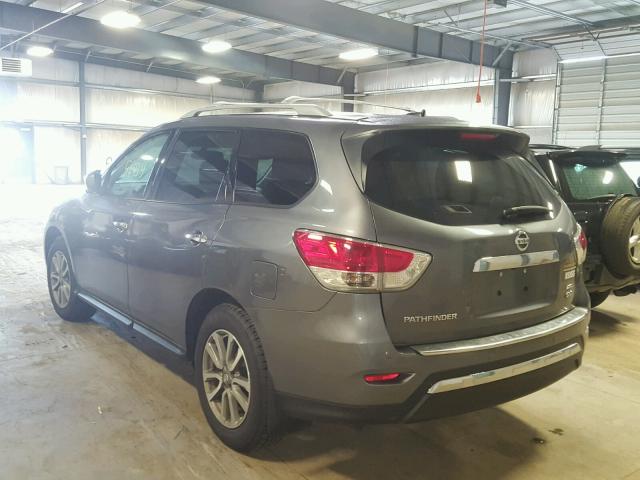 5N1AR2MM4FC634093 - 2015 NISSAN PATHFINDER GRAY photo 3