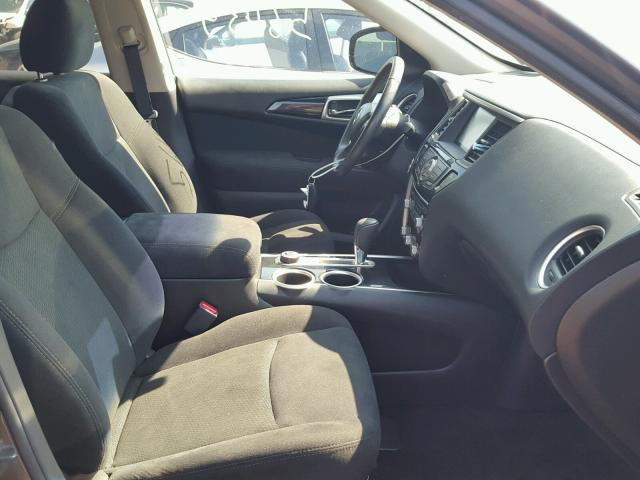 5N1AR2MM4FC634093 - 2015 NISSAN PATHFINDER GRAY photo 5