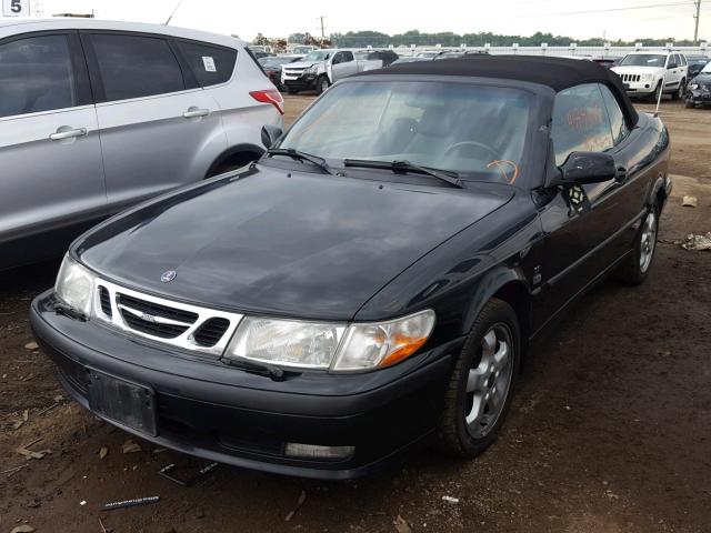 YS3DF75K617005840 - 2001 SAAB 9-3 SE BLACK photo 2