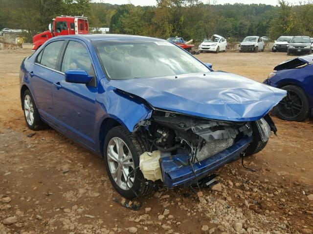 3FAHP0HA7CR150175 - 2012 FORD FUSION SE BLUE photo 1