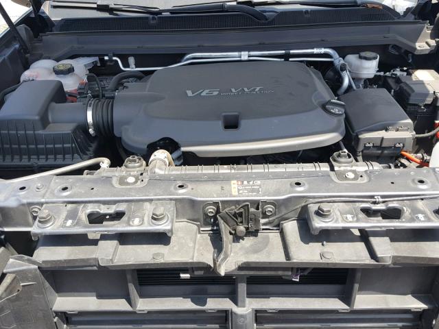 1GCGSCEN3H1331644 - 2017 CHEVROLET COLORADO L CHARCOAL photo 7