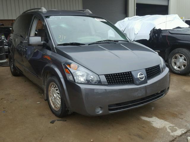 5N1BV28U16N100807 - 2006 NISSAN QUEST S GRAY photo 1