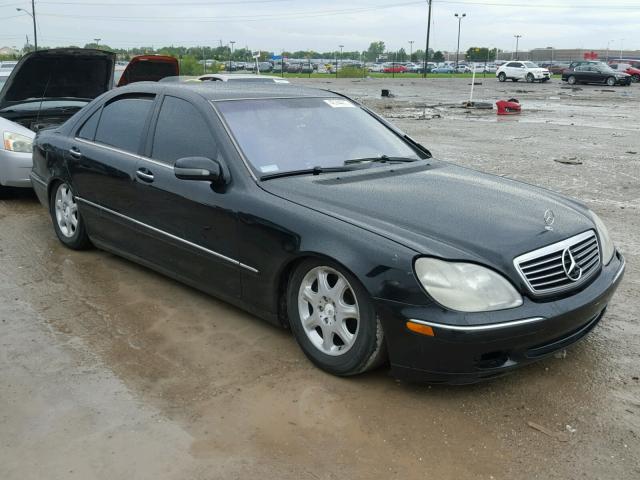 WDBNG70J51A214060 - 2001 MERCEDES-BENZ S BLACK photo 1