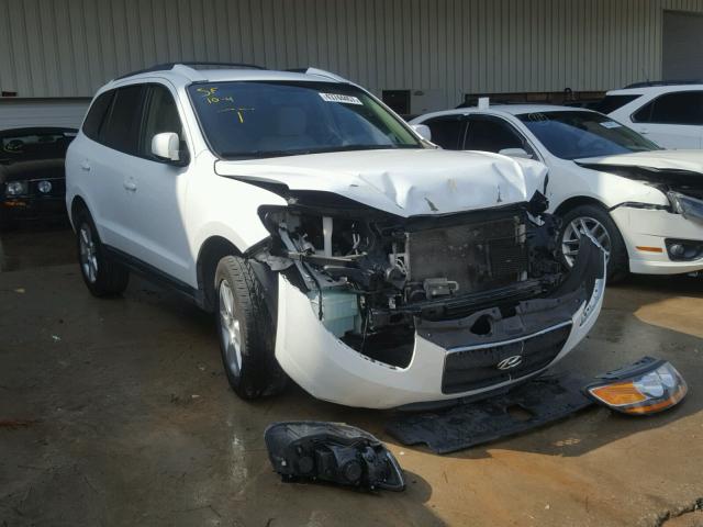 5NMSH13E89H332442 - 2009 HYUNDAI SANTA FE WHITE photo 1