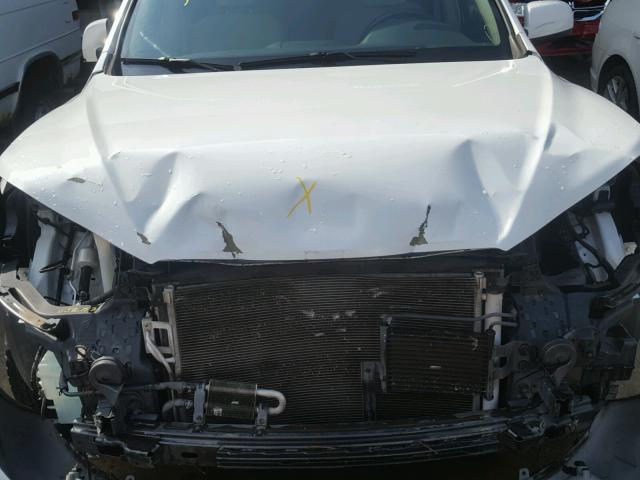 5NMSH13E89H332442 - 2009 HYUNDAI SANTA FE WHITE photo 7