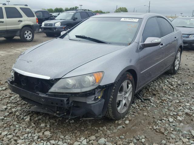 JH4KB16688C001782 - 2008 ACURA RL GRAY photo 2