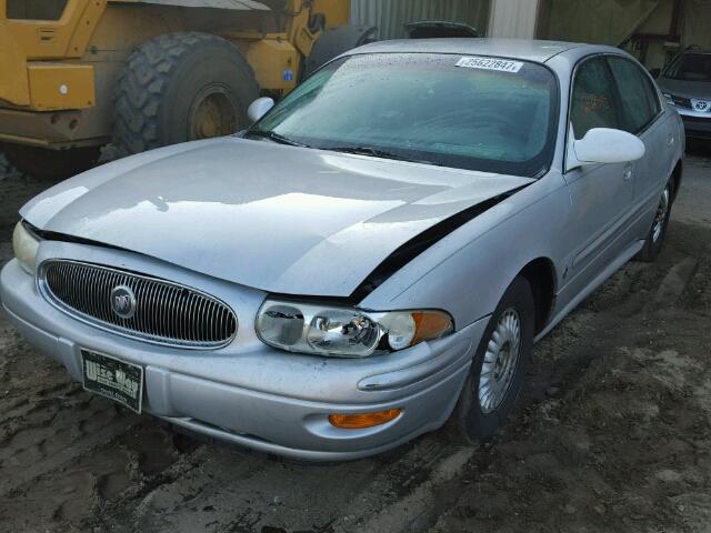 1G4HP54K824213745 - 2002 BUICK LESABRE CU SILVER photo 2