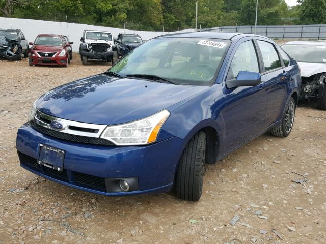 1FAHP36N79W117979 - 2009 FORD FOCUS SES BLUE photo 2