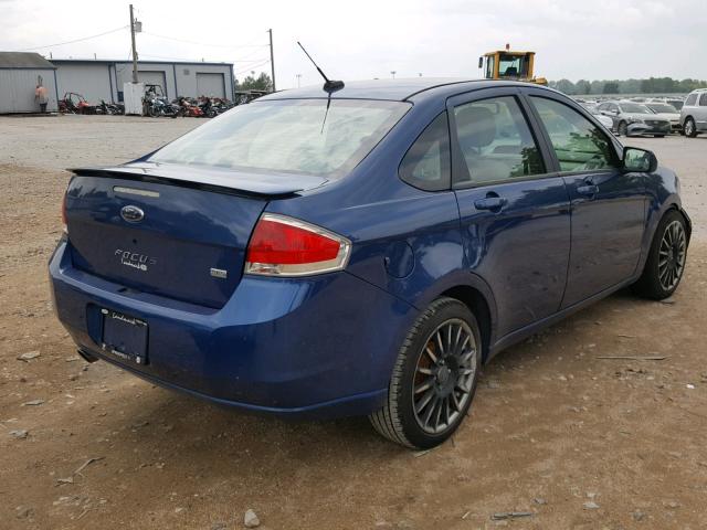 1FAHP36N79W117979 - 2009 FORD FOCUS SES BLUE photo 4