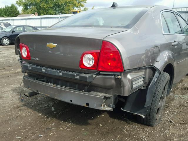 1G1ZB5E09CF108862 - 2012 CHEVROLET MALIBU LS Коричневий фото 9