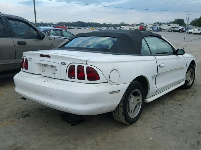 1FAFP4448WF172525 - 1998 FORD MUSTANG WHITE photo 4