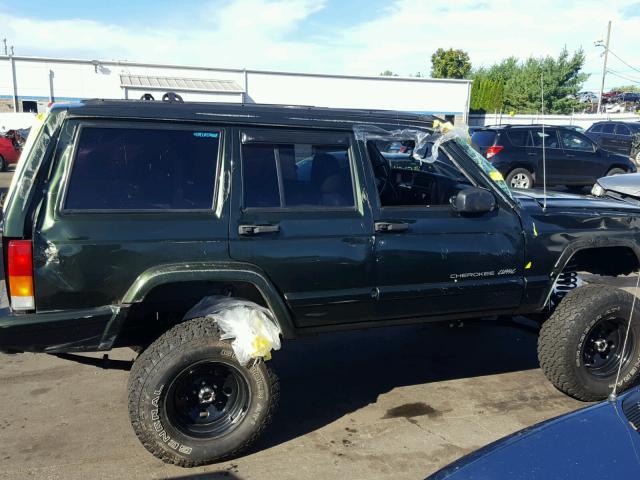 1J4FJ68S7WL173676 - 1998 JEEP CHEROKEE S GREEN photo 9