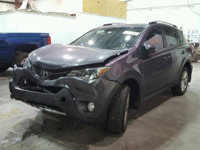 2T3YFREV2DW059403 - 2013 TOYOTA RAV4 LIMIT GRAY photo 2