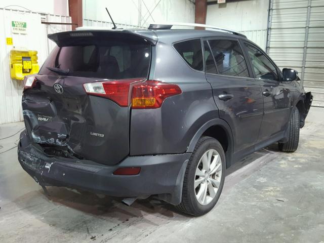 2T3YFREV2DW059403 - 2013 TOYOTA RAV4 LIMIT GRAY photo 4