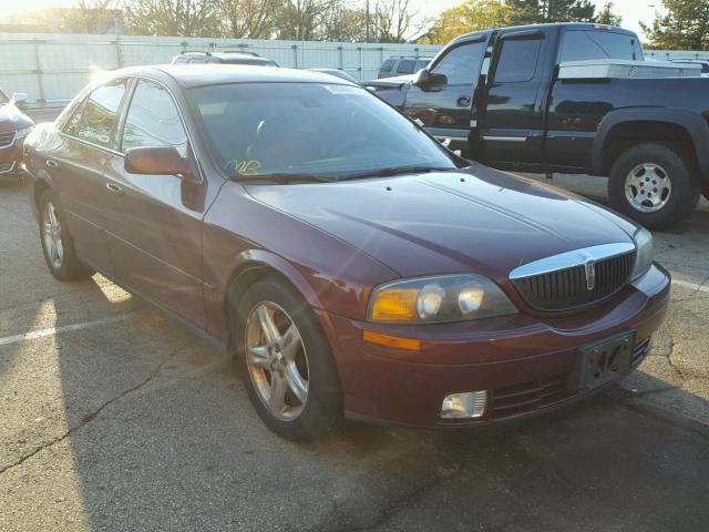 1LNHM87A22Y628016 - 2002 LINCOLN LS MAROON photo 1