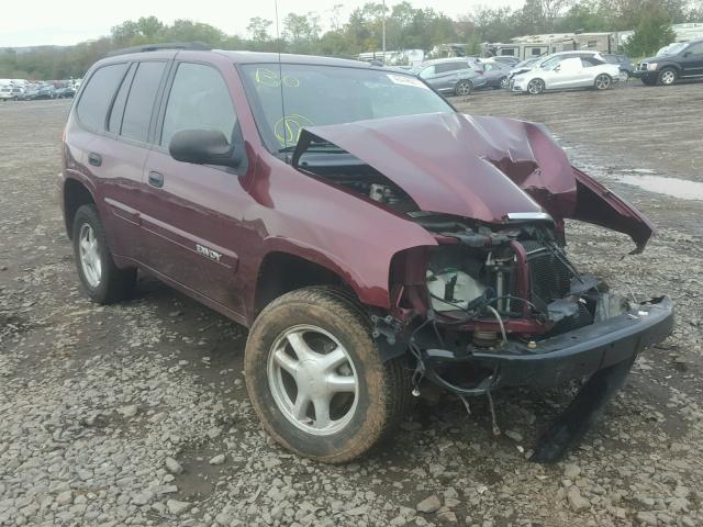 1GKDT13S952118804 - 2005 GMC ENVOY RED photo 1