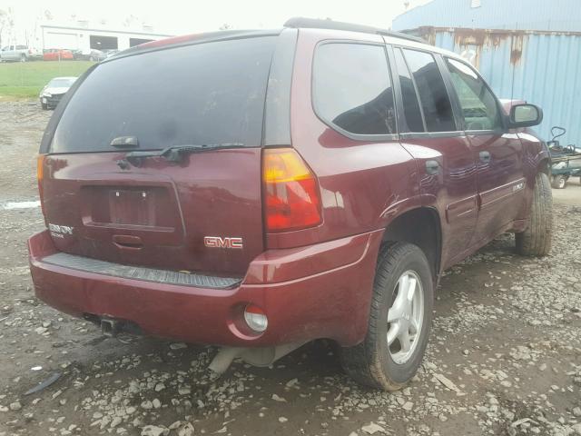 1GKDT13S952118804 - 2005 GMC ENVOY RED photo 4