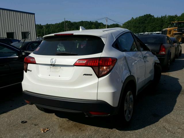 3CZRU6H36JM700191 - 2018 HONDA HR-V LX WHITE photo 4