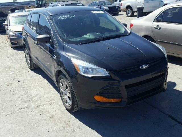 1FMCU0F77EUA75828 - 2014 FORD ESCAPE S BLACK photo 1