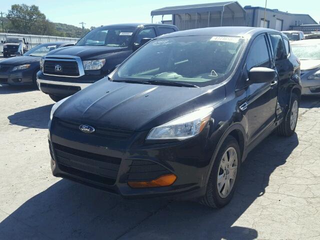 1FMCU0F77EUA75828 - 2014 FORD ESCAPE S BLACK photo 2