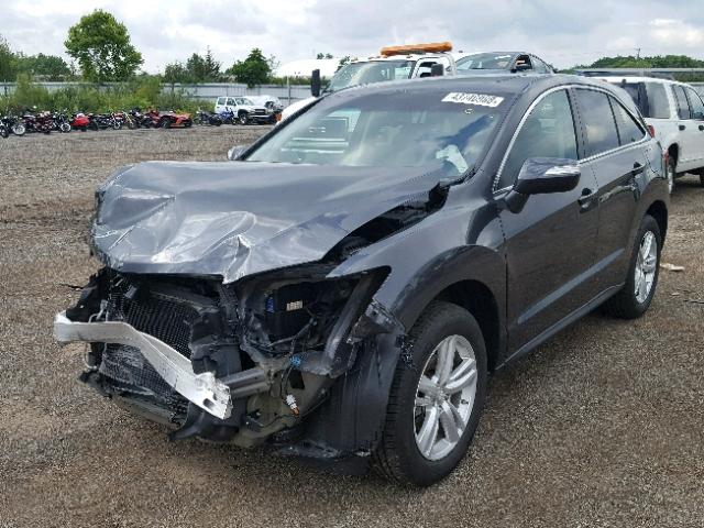 5J8TB4H36FL010926 - 2015 ACURA RDX BASE CHARCOAL photo 2