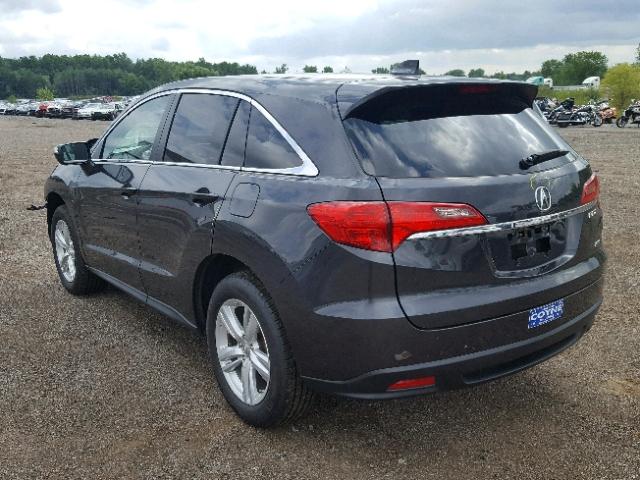 5J8TB4H36FL010926 - 2015 ACURA RDX BASE CHARCOAL photo 3