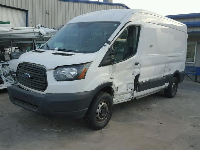 1FTNR2CM4FKA64111 - 2015 FORD TRANSIT T- WHITE photo 2