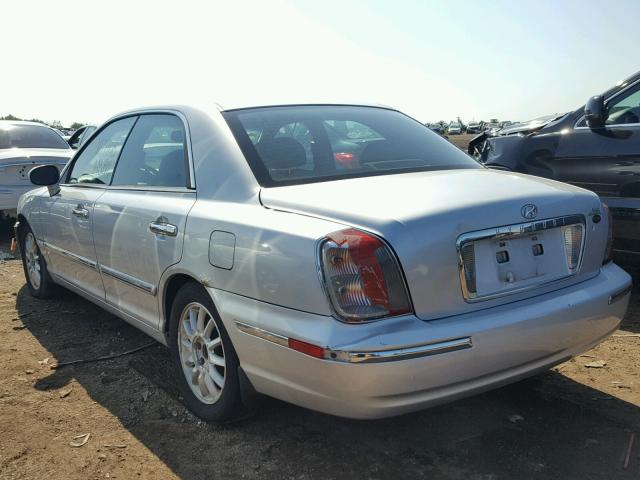 KMHFU45E64A352960 - 2004 HYUNDAI XG 350 SILVER photo 3