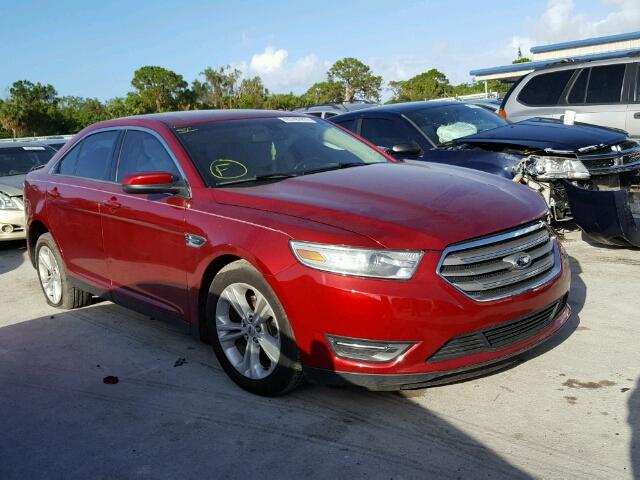 1FAHP2E82EG133078 - 2014 FORD TAURUS SEL MAROON photo 1