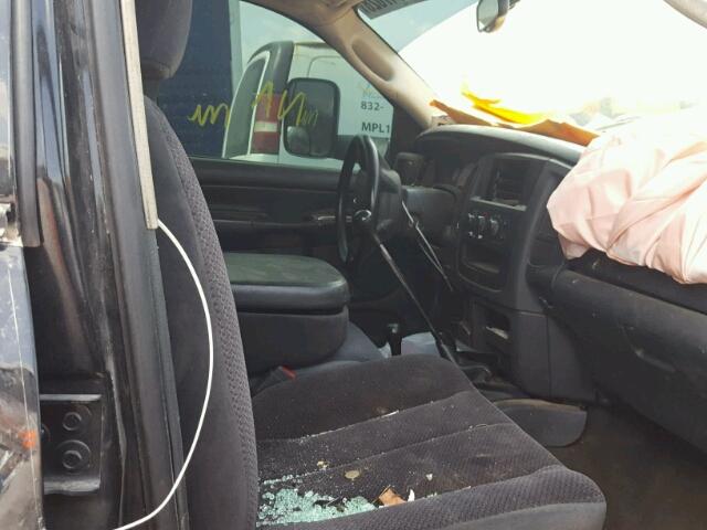 3D7KR28C45G704171 - 2005 DODGE RAM 2500 S შავი ფოტო 5