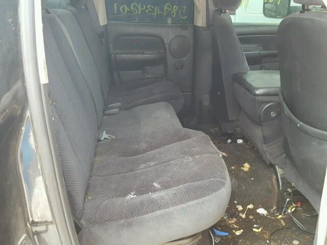 3D7KR28C45G704171 - 2005 DODGE RAM 2500 S შავი ფოტო 6