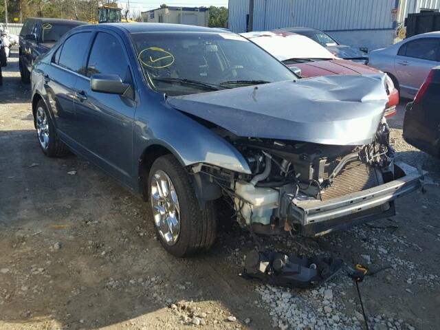 3FAHP0HG2BR233757 - 2011 FORD FUSION SE BLUE photo 1