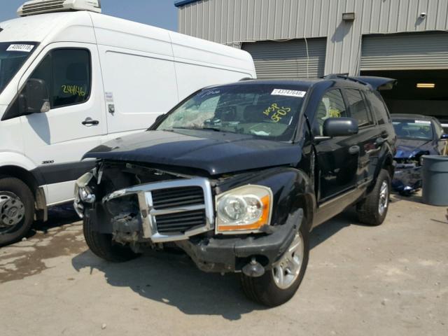 1D4HB58D85F510203 - 2005 DODGE DURANGO LI BLACK photo 2