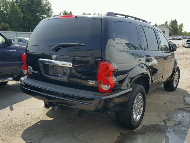 1D4HB58D85F510203 - 2005 DODGE DURANGO LI BLACK photo 4