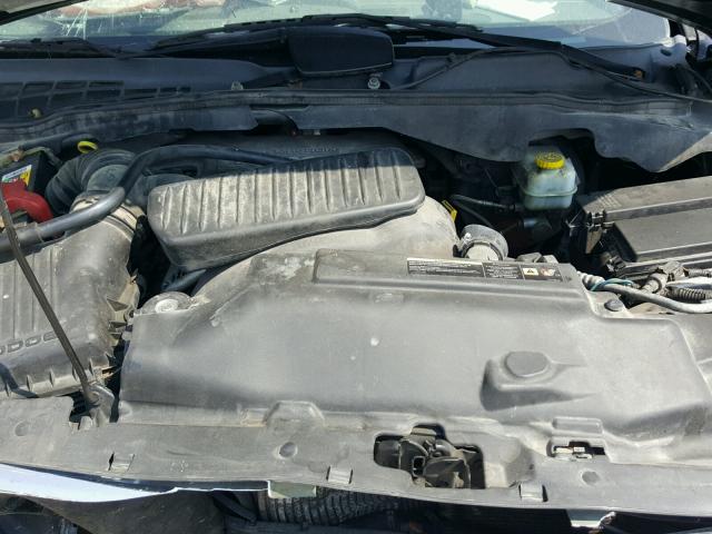 1D4HB58D85F510203 - 2005 DODGE DURANGO LI BLACK photo 7